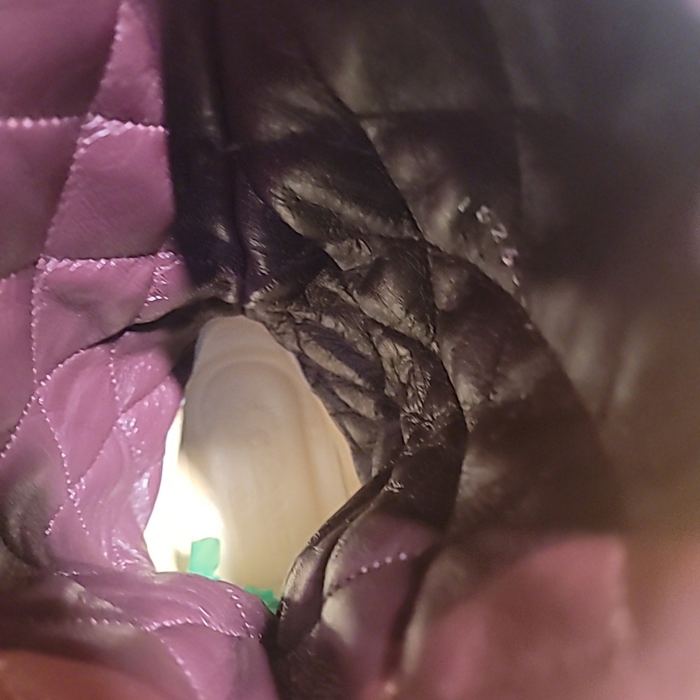 Amazing Chanel Black Lambskin Leather Size 8.5 Riding 👢 Boots - Picture 10 of 16